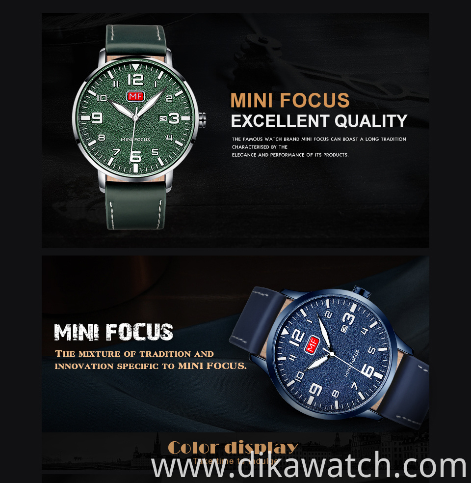 MINIFOCUS Fashion Chronograph Sport Mens Watches Top Brand Luxury Quartz Watch Reloj Hombre 2019 Male Clock relogio Masculino